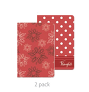 Journal 2 Pack  - Doodle Print - The Country Christmas Loft