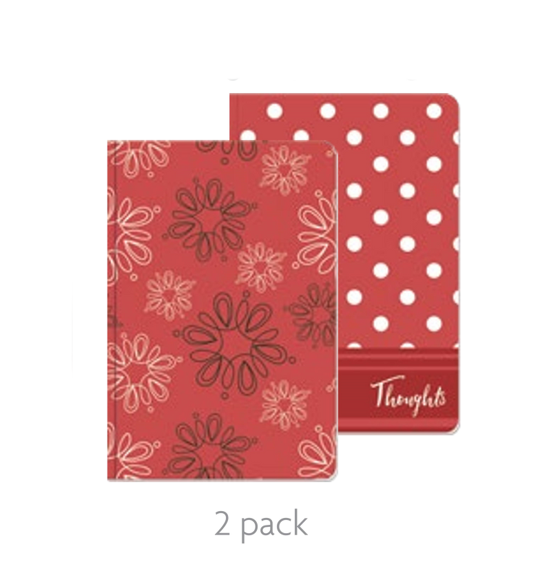 Journal 2 Pack  - Doodle Print - The Country Christmas Loft