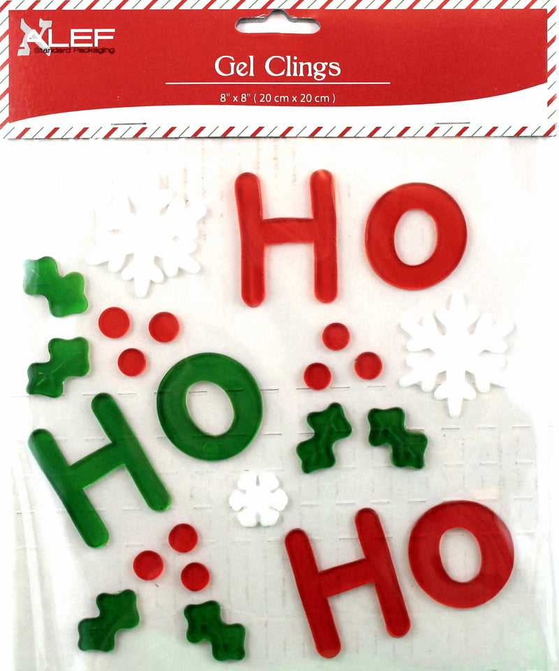 Window Gel Clings - Ho Ho Ho - The Country Christmas Loft