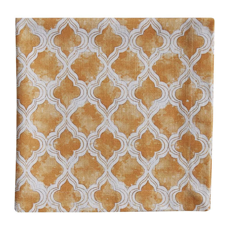 Watercolor Geo Apricot - Napkin - The Country Christmas Loft