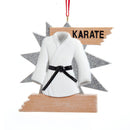 Black Belt - Karate Ornament - The Country Christmas Loft