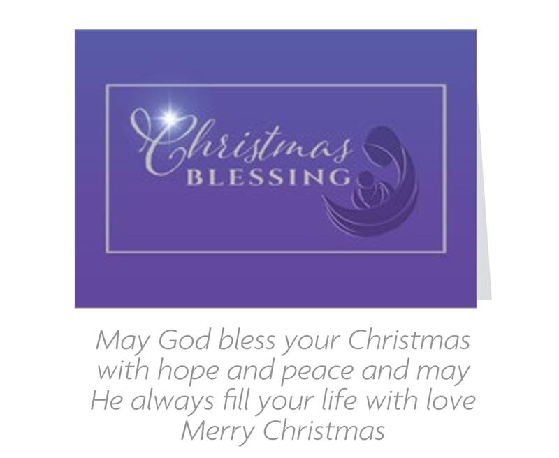 Religious Christmas 20 Count Card Set - Christmas Blessing - The Country Christmas Loft