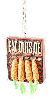 Outdoor Cooking Ornament - Corn on the Cob - The Country Christmas Loft