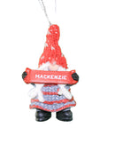 Personalized Gnome Ornament (Letters J-P) - - The Country Christmas Loft