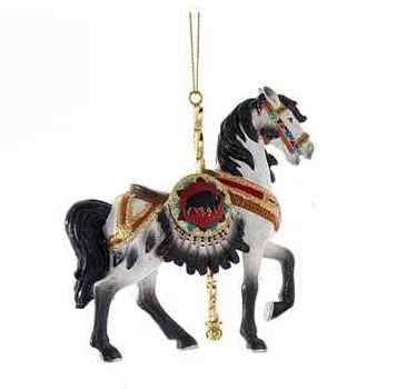 Resin Carousel Assortment Ornament - Native American Horse - The Country Christmas Loft