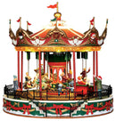 Santa Carousel - The Country Christmas Loft