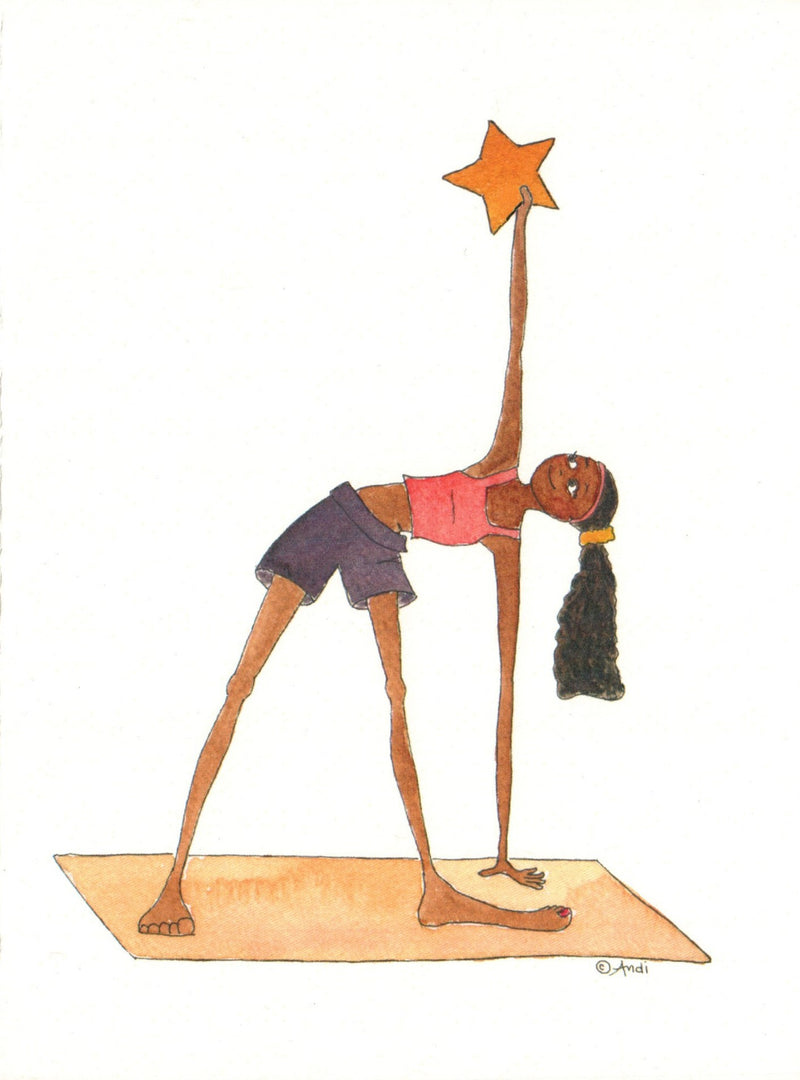 Andi's Black Yoga Girl - The Country Christmas Loft