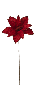 12" Poinsettia Pick - - The Country Christmas Loft
