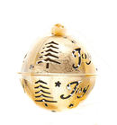 Hanging Word Bell Ornaments - Gold - - The Country Christmas Loft
