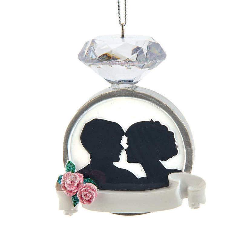 Wedding Ring Couple Ornament