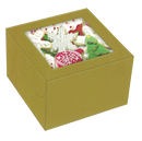 Square Cookie Box Gold