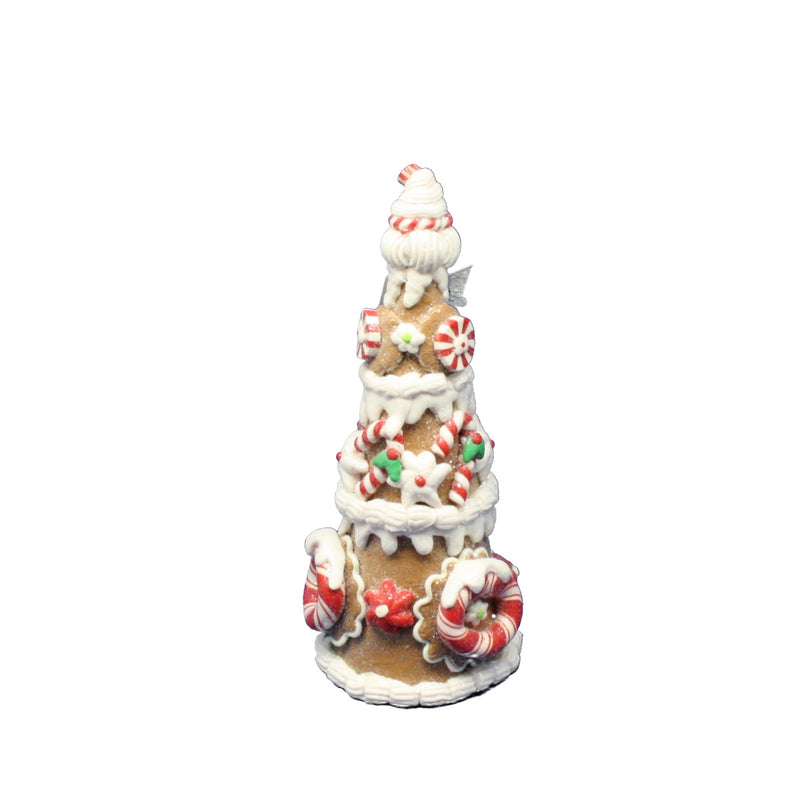 Clay Dough Holiday Gingerbread Tree 7  Inch