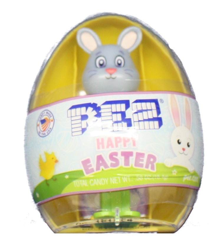 Easter Egg Pez Dispenser - Grey Bunny - The Country Christmas Loft