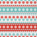 Reindeer Stripe - Lunch Napkin - The Country Christmas Loft