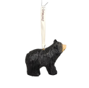 Handcarved Wood Ornament - Black Bear