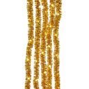 100-Light Gold Iridescent Tinsel With Warm White Superbright LED Cascade Light