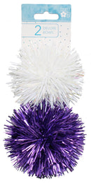 Firework Bow - Pearl and Purple - The Country Christmas Loft