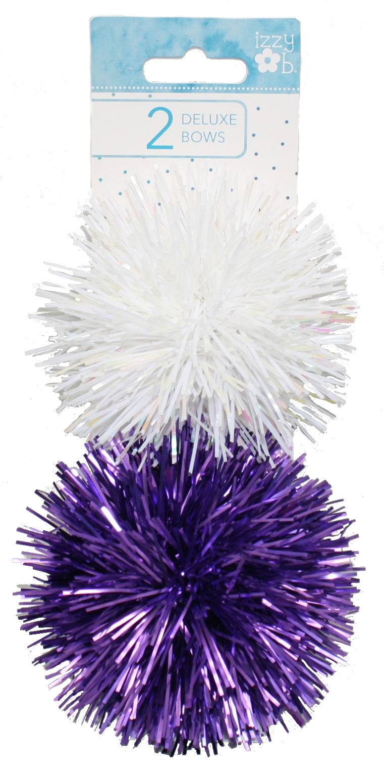 Firework Bow - Pearl and Purple - The Country Christmas Loft