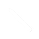 Rustic Taper Dinner Candle - 7 Inch White