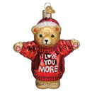 I Love You More Bear Ornament - The Country Christmas Loft
