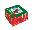 Bakery Box - 4 Cup Cakes or Cookies - Ho Ho Ho - The Country Christmas Loft