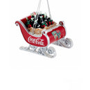 Resin Coca-Cola Sleigh Ornament - The Country Christmas Loft