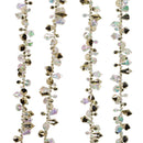 9 Foot Iridescent and Gold Beaded Garland - The Country Christmas Loft