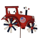 Patriotic Tractor 36 Inch Wind Spinner -