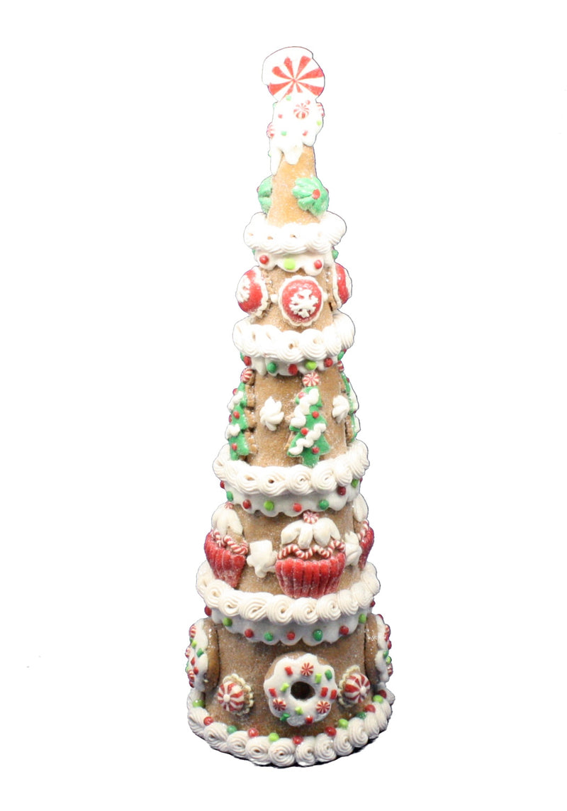 Clay Dough Holiday Gingerbread Tree 17 Inch