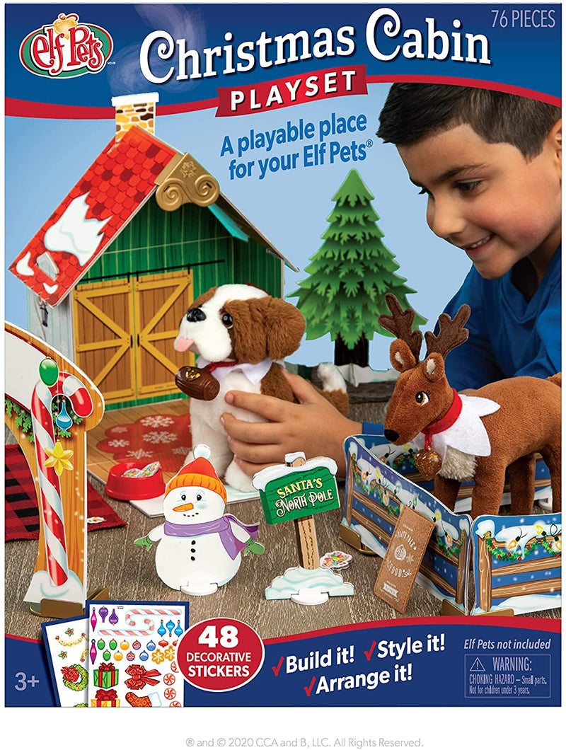Elf on The Shelf Playset - Christmas Cabin - The Country Christmas Loft