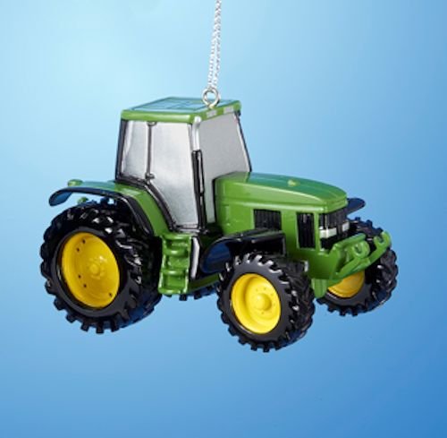 John Deere 2 Inch Tractor Ornament - Covered - The Country Christmas Loft