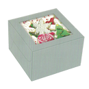 Square Cookie Box Silver