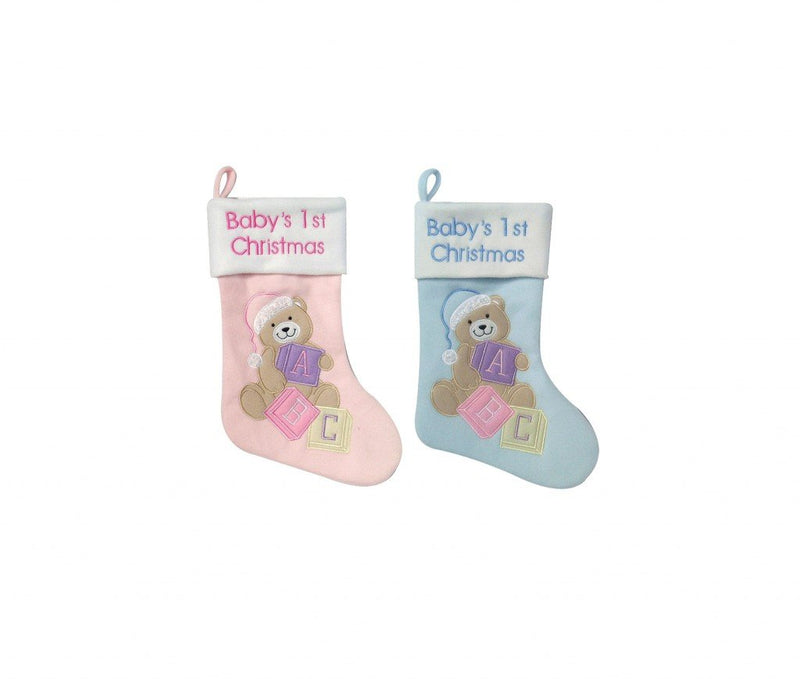 Babys 1st Bears Stocking - The Country Christmas Loft