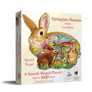 Springtime Bunnies Shaped Puzzle