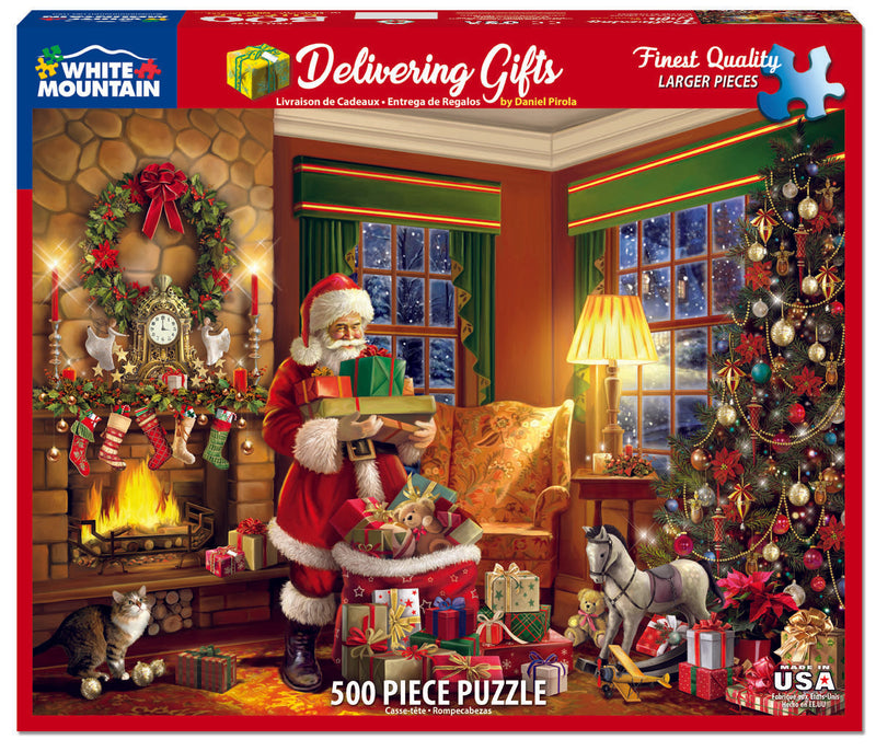 Delivering Gifts - 500 Piece Jigsaw Puzzle