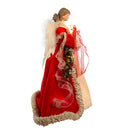 Red and Ivory Angel Lighted Treetop - The Country Christmas Loft