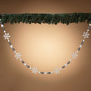 Holiday Snowflake Garland - 6 Feet Long - The Country Christmas Loft