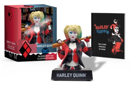 Harley Quinn Talking Figure and Illustrated Book Mini Kit - The Country Christmas Loft