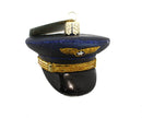 Pilots Cap Glass Ornament - The Country Christmas Loft