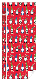 Whimsical Roll Wrap - 40" x 288" - Gnomes - The Country Christmas Loft