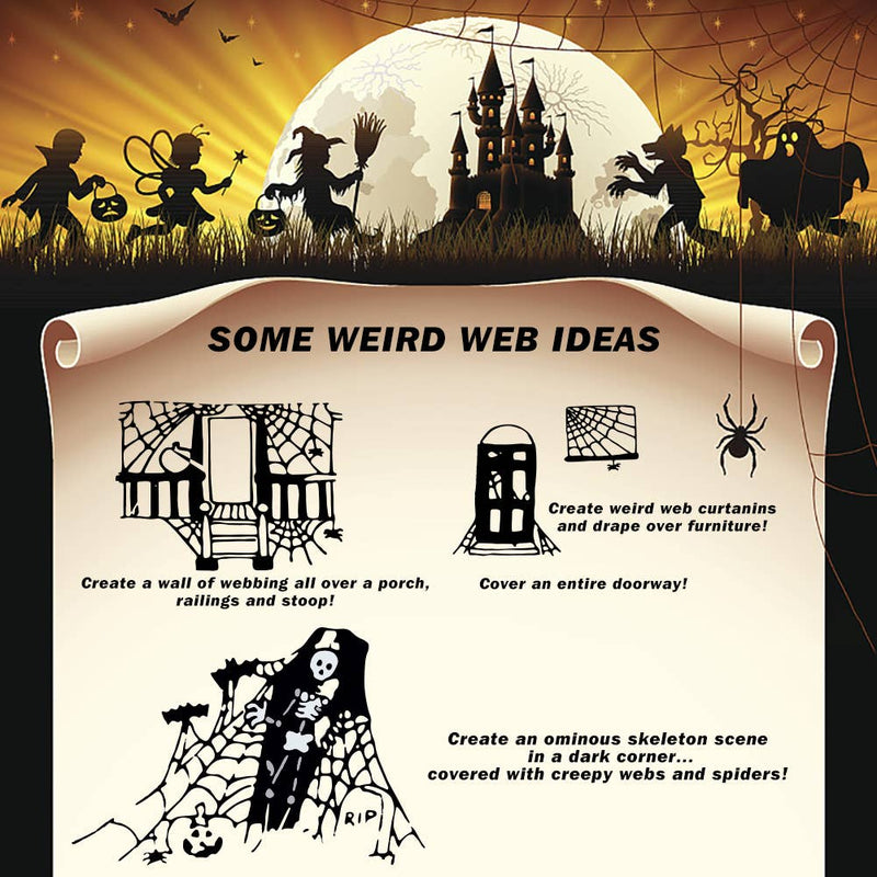 Halloween Spider & Web Decorations - The Country Christmas Loft