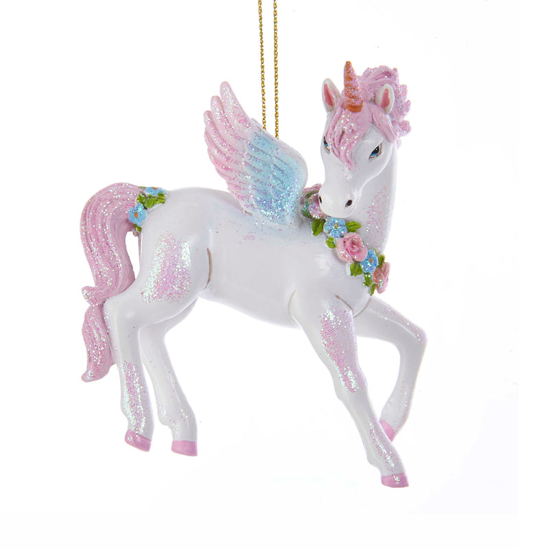 Glittered Unicorn Ornament - The Country Christmas Loft