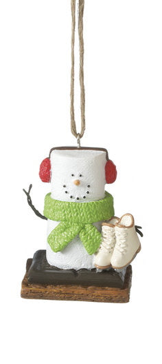 S'mores Winter Sport Ornament - Skating - The Country Christmas Loft