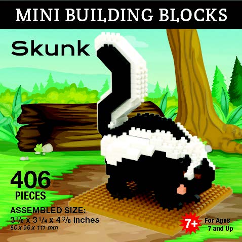 Mini Building Blocks Med - Skunk - The Country Christmas Loft