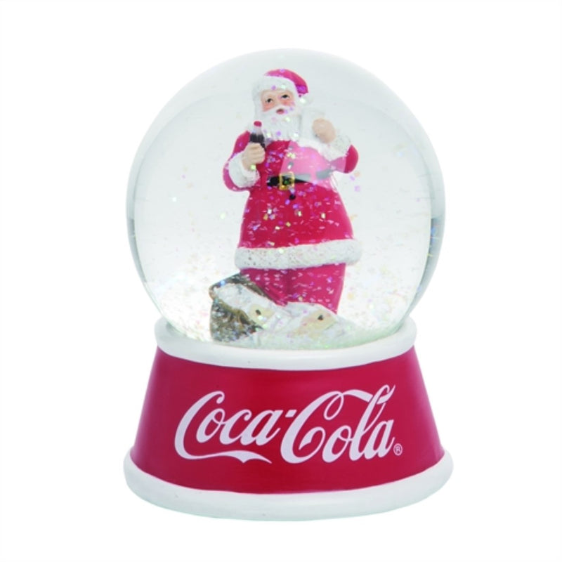 Resin/Glass LED Coke Santa with Letters - The Country Christmas Loft