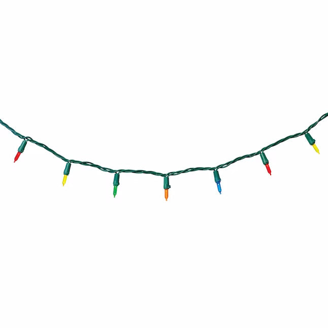 100-Count 24.7-ft Multicolor LED Plug-In Christmas String Lights