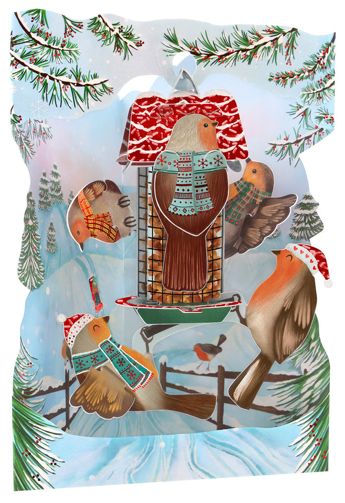 Robins Swing Card - The Country Christmas Loft