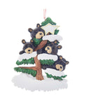 Bear Family of 4 Personalizable Ornament - The Country Christmas Loft