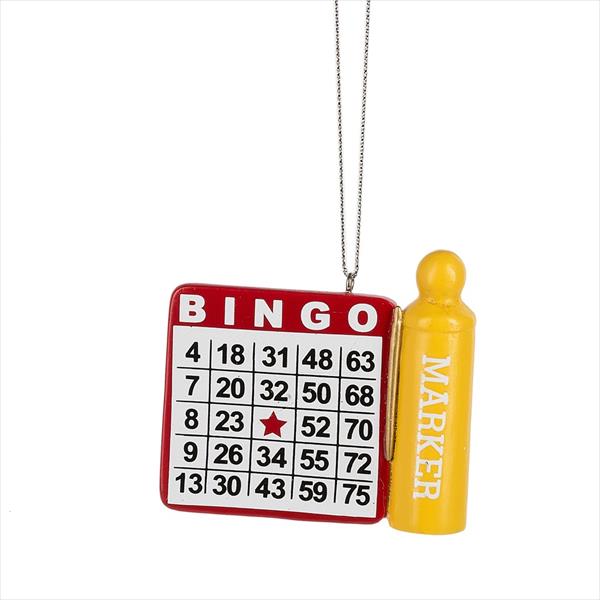 Bingo Board and Dauber Ornament - The Country Christmas Loft