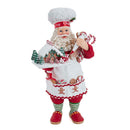 10.5" Fabriché Gingerbread Chef Santa - The Country Christmas Loft